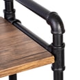 thumbnail image 6 of 3-Tier Industrial Black Bookshelf, 6 of 8