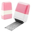 thumbnail image 2 of HOTBEST Identity Theft Protection Roller Stamp Identity Guard Roller Stamp Wide Rolling Security Stamp for ID Privacy Confidentiality and Address Blocker Portable Self-Inking(Pink/Blue/Brown/Yellow), 2 of 8
