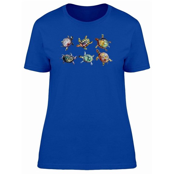 Six Ethnic Turtles Tee Women's -Image by Shutterstock