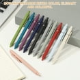 thumbnail image 4 of Uxcell 6 Pack Retractable Pens 0.5mm, Green Gel Ink Pens Retractable Ballpoint Pen Fine Point Smooth Writing Cute for Office Home Supplies Journaling, 4 of 6