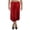 Titan Red, variant on Anne Klein Womens Satin Shutter Pleat Midi Skirt