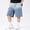 Blue1, variant on Boys Denim Shorts with Big Pockets- Fashion Casual Elastic Waist Baggy Kids Cargo Jean Shorts Blue Size 10