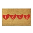 thumbnail image 2 of Carpet,Valentine's Day Doormats Welcome Outdoor Red Heart Door Mats Layered Front Door Rugs Non Slip Floor Mats for Porch Entryway Indoor Outdoor, 2 of 4
