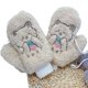 thumbnail image 5 of Guantes gruesos y cálidos de invierno y manoplas de terciopelo con dedos completos, 5 of 5