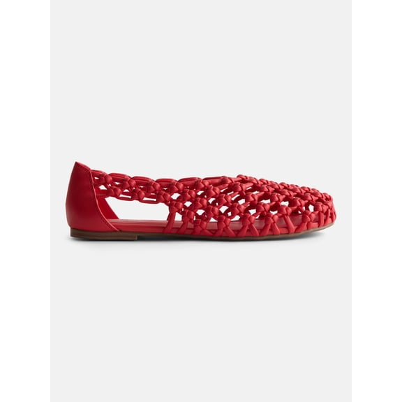 Scoop Women's Crochet Knot Ballet Flats