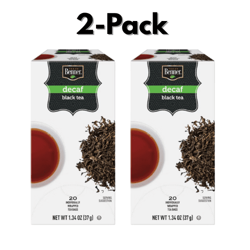 Benner Decaf Black Tea 2-Pack 20 Count