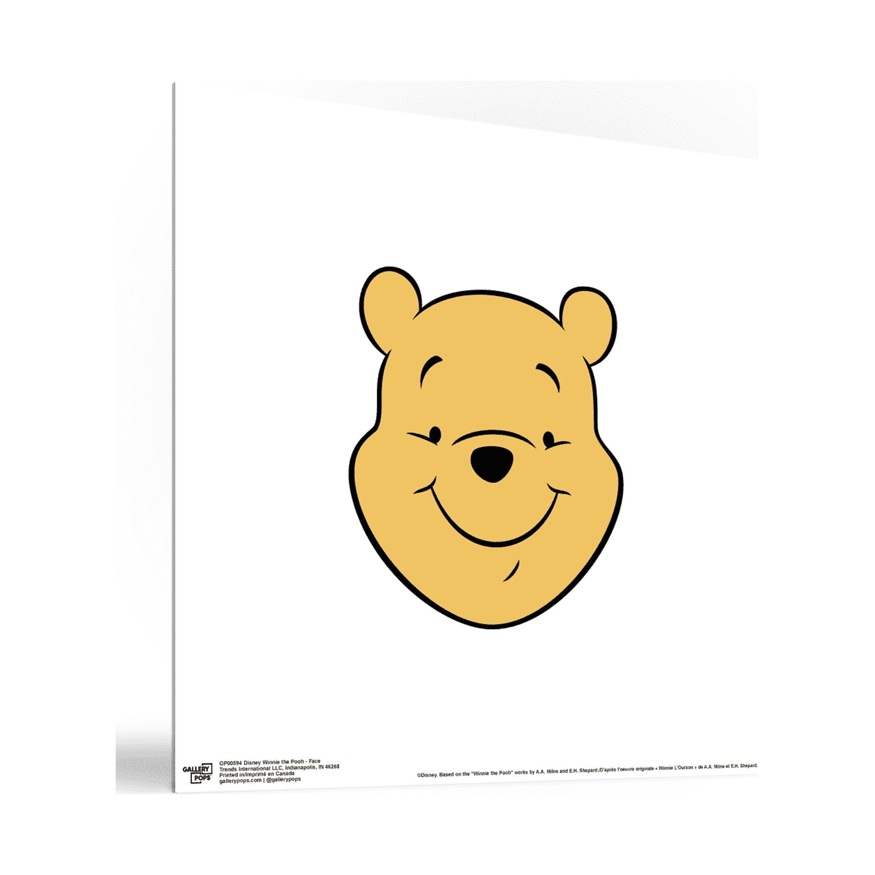 Gallery Pops Disney Winnie The Pooh - Classic Pooh Wall Art Bundle (4-Pack), Black Framed Version, 12" x 12"