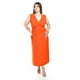 thumbnail image 1 of Vestido largo cintura smock Roman Fashion /Tallas Extras, 8801X-SO (Naranja) naranja 38, 1 of 5