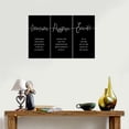thumbnail image 6 of 3 Piece Inspirational Wall Art Black Background Sayings Print Pictures Quote Motivational Canvas Art for Women Men fo Gift Triptych Entrepreneur Poster Framed Artwork for Office Decor (36"Wx18" H), 6 of 6