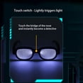 thumbnail image 3 of BeesClover LED Luminous Conan Glasses Touch Sensor Light Up Glasses Holder for Festival Ktv Bar Party Performance, 3 of 7
