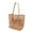 Khaki, variant on Beach Bag Mesh One Shoulder Tote Bag Women's Hand Wash Swimming Clothes Storage Bag Large And Small Hole With Zipper(One Size,Khaki)