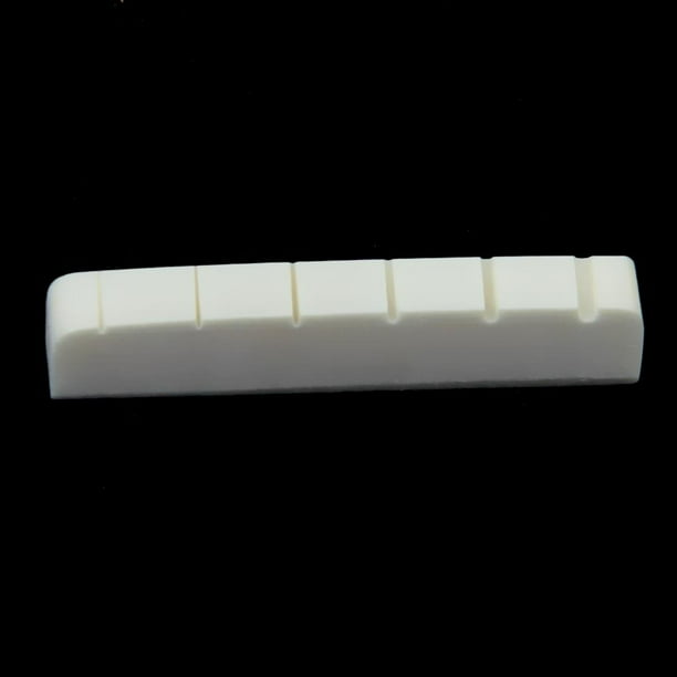 2 Juegos de Cuerdas de guitarra Clásica perfecl de puente Tuerca de Extremo de Sillín Ranurado 43x6x8.5mm