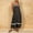Gray, variant on QUNYINEY Casual Summer Dresses for Women Striped A Line Long Sleeveless Sundress Square Neckline Loose Fit with Pockets Dresses