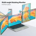 thumbnail image 4 of Monitor extensor de pantalla triple para portátil APILDELLA 15.6 pulgadas FHD, 4 of 6