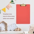 thumbnail image 7 of Coolnut Red Solid Color Clipboard, Acrylic Standard A4 Letter Size Clip Board with Low Profile Clip for Office, Classroom, Doctor, Nurse and Teacher Gifts, 7 of 7