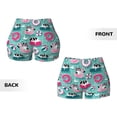 thumbnail image 5 of Fotbe Dogs With Swimming Seamless Shorts, Womens Workout Shorts High Waist Stretch Booty Short for Gym/Yoga/Running/Biking-X-Large, 5 of 9