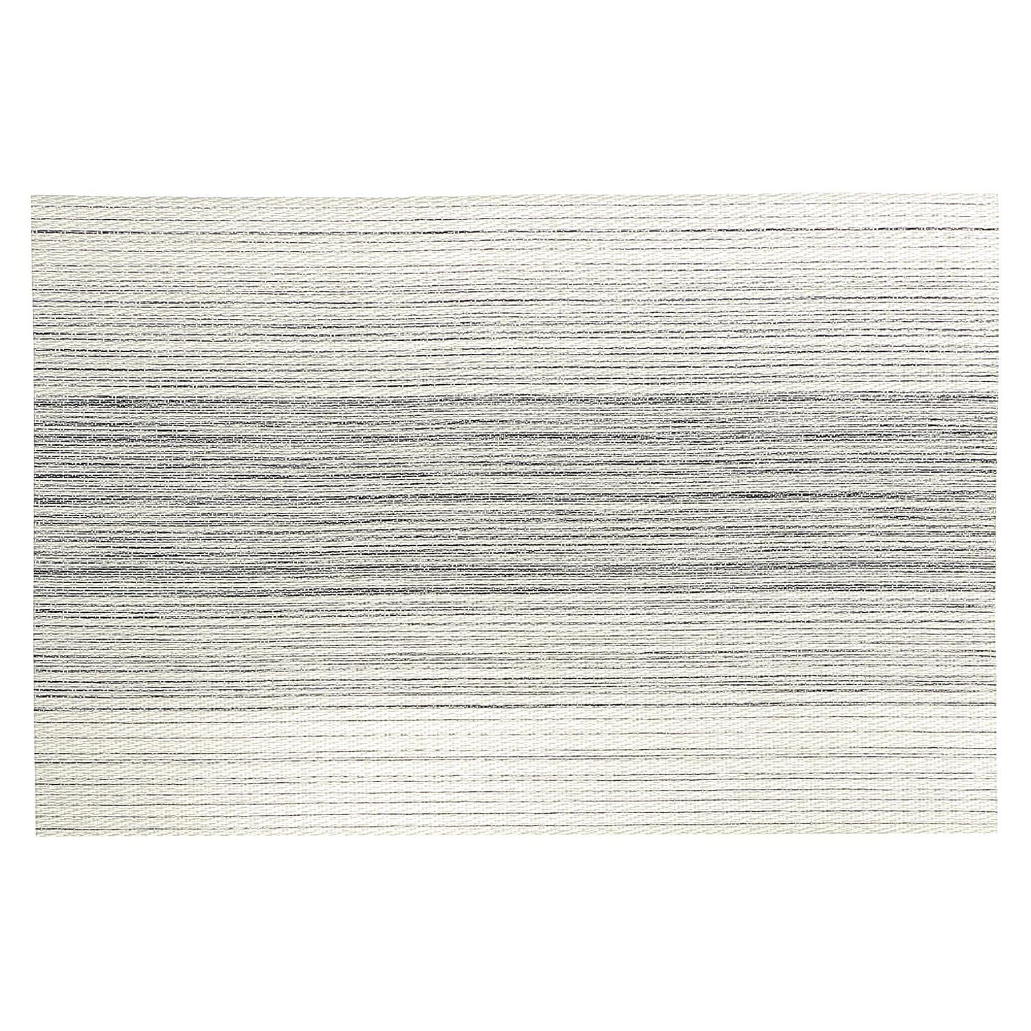 4PC Woven Pvc Placemat Sandy Navy Blue 12 X 18 - Set of 3