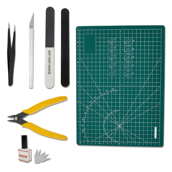 AEVXKHI Model Building Tool Set, Professional Building Tool, Modeler Basic Craft Set for Model Repairing and Fixing