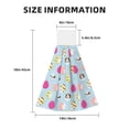 thumbnail image 3 of Sikiie Happy Easter Hand Towel with Loop Hanging Towel Absorbent Tie Towels for Kitchen Tea Bar Bathroom Decor, 3 of 7