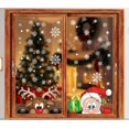 thumbnail image 2 of Pegatinas de copo de nieve de Navidad Pegatinas de ventana DIY Papá Noel Lindo Reno Pegatina de vidrio Pegatinas decorativas estáticas reutilizables extraíbles para el hogar / Tienda, 2 of 5