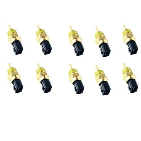 10X Auto Parts Engine Coolant Temperature Sensor for 2000-2015 39220-38030 10x temperature sensor Black&Yellow