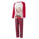 thumbnail image 4 of Conjunto de pijama navideño familiar a juego Fiomva, pijama navideño con estampado de renos a cuadros, ropa de dormir para mujeres, hombres y niños, 4 of 8