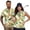 Tropical Plumeria, variant on Aplkyhs Matching Couple Sport Shirts Colorful Palm Leaf Fit Plain Matching Golf Shirts for Couple Quarter Zip Mens Hawaiian Shirt for Casual Wear Breathable Fabric 4-Way Stretch