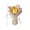 Yellow, variant on SPOORYYO Mini Yarn Bouquet, Knitted Hand Woven Small Flower Bouquet Finished Product for Home Decor and Gift Giving
