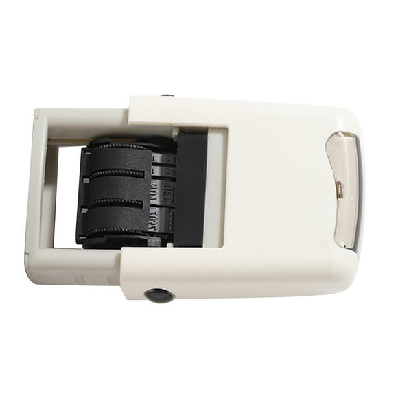 Adjustable Date Stamp, Clear Imprints, Compact and Portable, Wide Usage, ABS Material, Self Inking Rubber Date Stamp for Official and Personal Applications, Refillable and