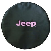 SpareCover Brawny Series - Jeep 35" PINK logo Tire Cover