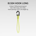 thumbnail image 2 of Aosijia Outdoor Key Lanyard Keychain Triangle Buckle Bearing Strength Camping Hand Rope Carabiner Key Chain for Running Hiking Camping, 2 of 13