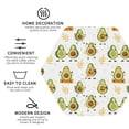 thumbnail image 3 of Kdxio Lovely Avocado Funny Coasters,4 Pcs Leather Coasters,Housewarming Gifts,Protect Furniture from Water Marks Scratch and Damage, 3 of 8