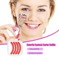 thumbnail image 4 of Eyelash Curler Refills Flexible Replacement Pads Rubber Solid Fine Workmanship Heavy-duty Practical Replace the Adhesive Strip Red (Four), 4 of 5
