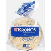 Kronos Frozen Original Flat Authentic Pita Bread, 6 inch -- 120 per case