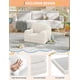 thumbnail image 4 of Comfy 2-in-1 para niños couch: fold-out convertible para niños pequeños sofa to lounger - soft sherpa foam chair gift para girls & boys (beige moon), 4 of 7
