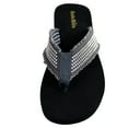 thumbnail image 4 of Women's Fashion Strap Casual Thongs Flat Flip Flop Light Weight Sparkling Sandal Flip Flops Slipper, 4 of 6