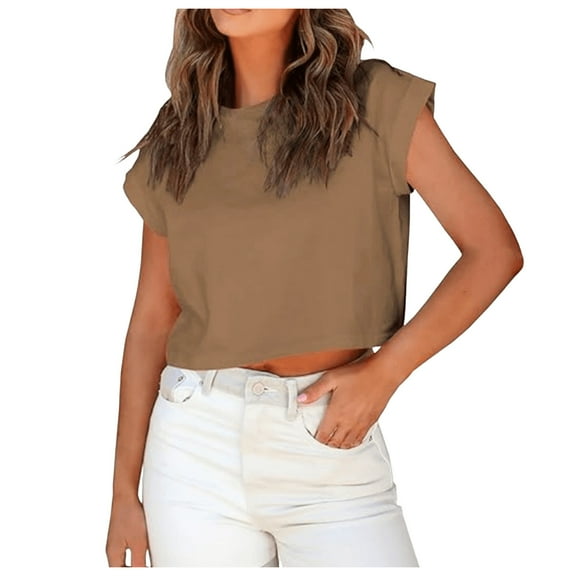 Womens Summer Tops Satin Shirt Women Long T Shirts for Leggings Fall Shirt Fitted Long Sleeve Shirts for Women Athletic Tees Football Tee Sleeve Tops Oversized Graphic on Clearance Khaki XL