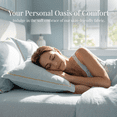 thumbnail image 2 of Unique Bargains 2Pcs Smooth Wrinkle Resistant Cotton Pillowcase Queen Light Blue, 2 of 3