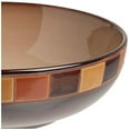 thumbnail image 5 of Gibson Elite Casa Estebana 10 Inch Reactive Glaze Serving Bowl, Brown, 5 of 7