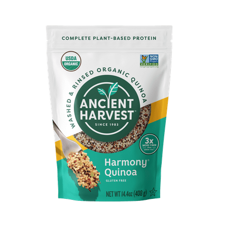 (5 pack) Ancient Harvest Organic Quinoa – Tri-Color Harmony Blend 14.4 OZ