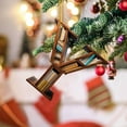 thumbnail image 3 of 2D Acrylic Christmas Double Print Pendant for Bookshelf with English Letter Modeling Design, 3 of 6