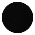 thumbnail image 5 of Unique Loom Everyday Shag Collection Area Rug - Solid (7' Round Black), 5 of 5