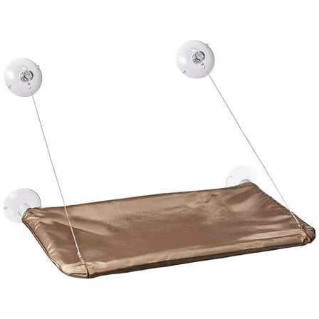 Oster Window Mount Pet Cat Bed, Brown