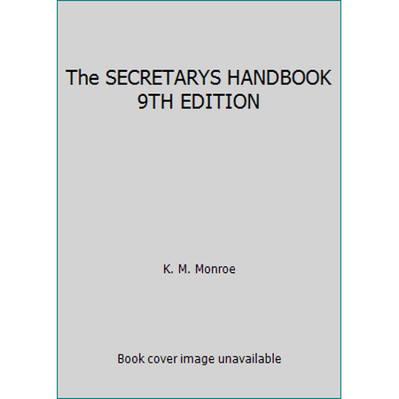 The SECRETARYS HANDBOOK 9TH EDITION, Used [Board book]