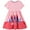 Pink Party, variant on WIBACKER 2-7T Little Girl Cotton Casual Dress Summer Short Sleeve Basic Tunic Playwear Shirt Dresses - Unicorn