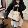 thumbnail image 3 of Bolsos para mujeres Bolso hombro suave Gran capacidad All-Match PU Cuero versátil compras viajes, 3 of 9