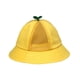 thumbnail image 5 of Sombrero de playa para el sol, protección solar informal de Panamá, bonito sombrero pequeño portátil amarillo, gorra de pescador, sombrero de verano p 58cm, 5 of 8