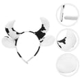 thumbnail image 3 of KAKOWELY Diadema con orejas de vaca, diadema de peluche, diadema con orejas de animal para cosplay, accesorio para fiesta de disfraces, 3 of 5