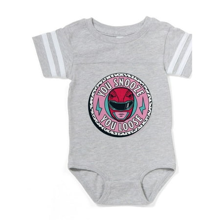 

CafePress - Power Rangers You Snooze Yo - Cute Infant Baby Football Bodysuit