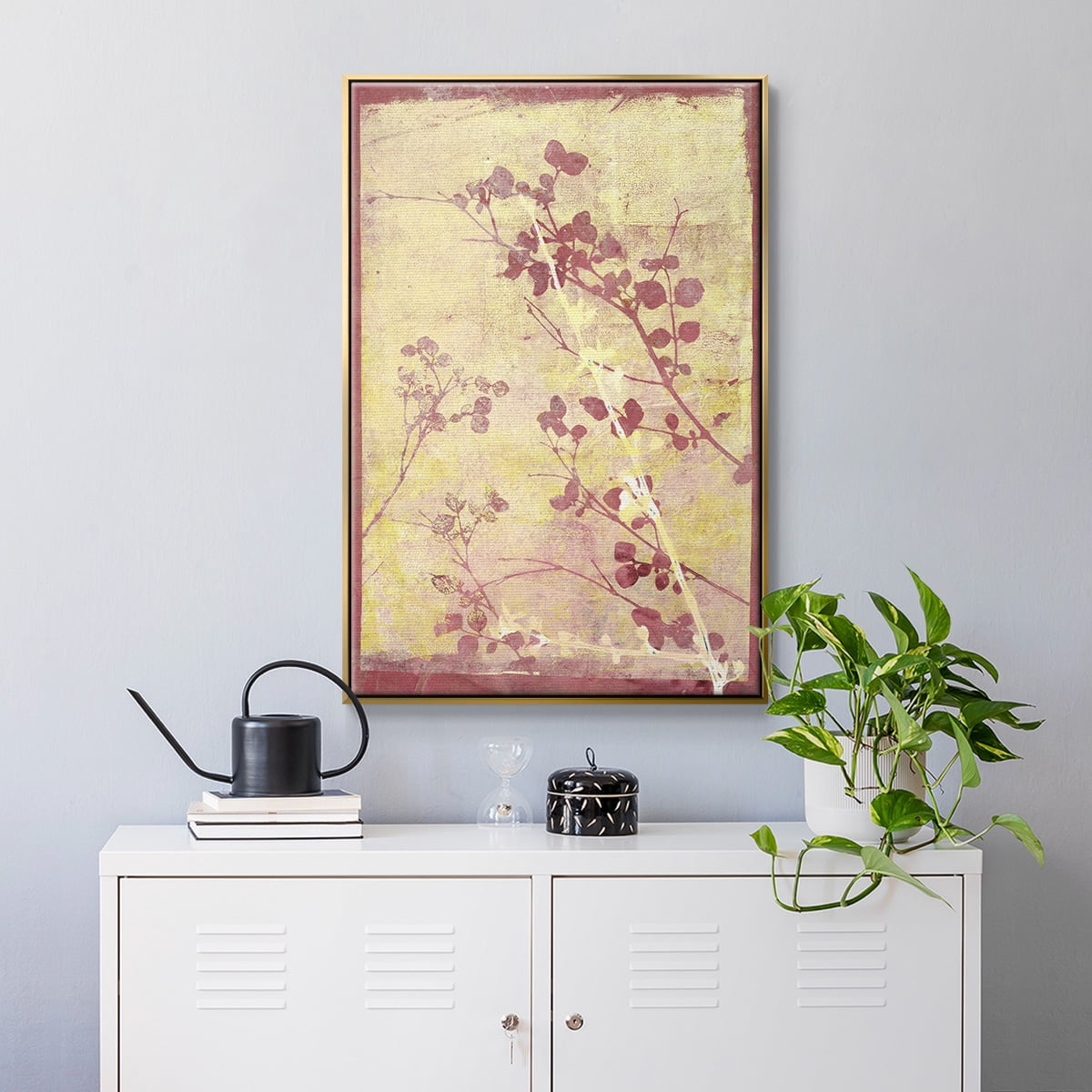 Boundless V Framed Premium Gallery Wrapped Canvas - Ready to Hang - 27 x 41 - Gold Floating Frame
